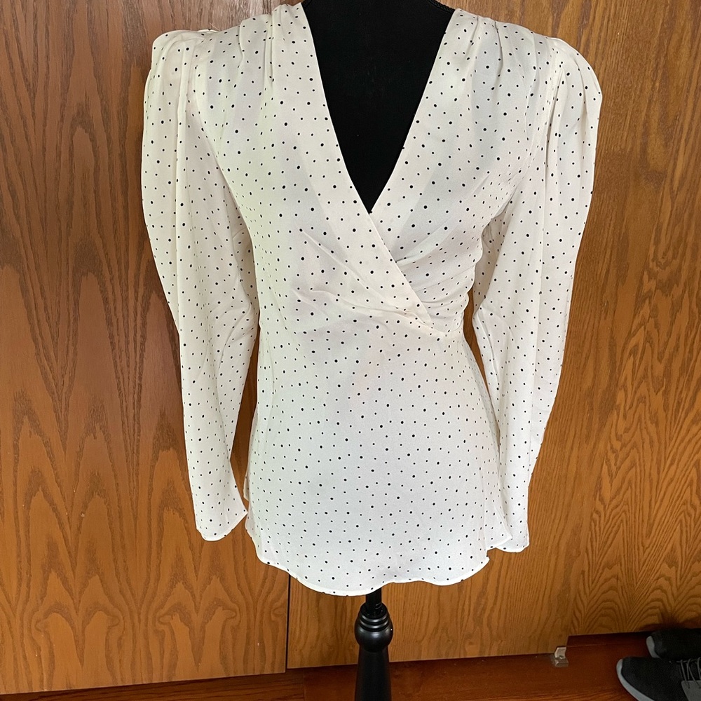 Express polka dot top